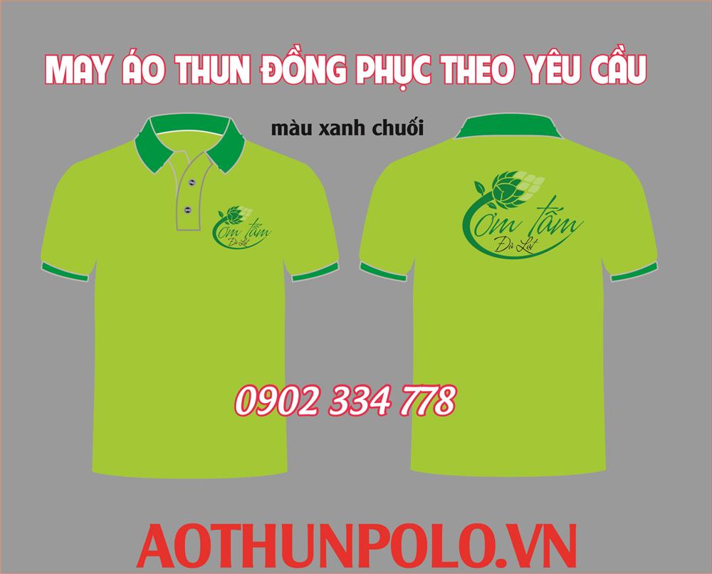 áo thun cơm tâm đà lạt màu xanh chuối